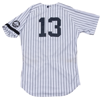 2010 Alex Rodriguez Game Used, Signed & Inscribed New York Yankees Home Jersey Used on 7/22/10 For Career Home Run #599 (MLB Authenticated & Rodriguez LOA)